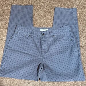 GUC Orvis Women's Straight Leg Jean Style in Gray with Dots